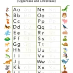 Free Letter Tracing Worksheetsa Children Illustrator And Teacher With Alphabet Handwriting Sheets Printable