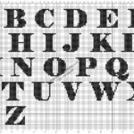 Free Pattern Crochet Filet Alphabet Elephant Font Uppercase Medium With Filet Crochet Free Printable Crochet Alphabet Patterns