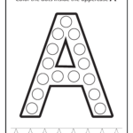 Free Pdf Alphabet Dot Marker Worksheets – Color & Trace Inside Do A Dot Alphabet Printable Free
