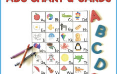 Free Preschool & Kindergarten Abc Flashcards & Printable Chart throughout Alphabet Linking Chart Printable