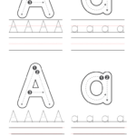 Free Preschool Letter A Worksheets Printable Pdf With Regard To Free Preschool Alphabet Worksheets Printable