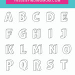 Free Printable 3D Bubble Letters Alphabet For Printable 3D Alphabet Letters