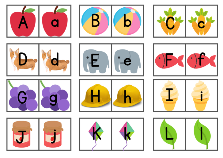 Alphabet Learning Games Printable