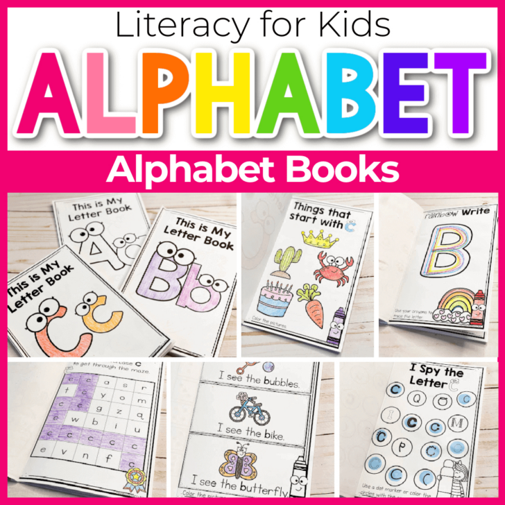 Alphabet Letter Books Printable