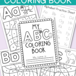 Free Printable Alphabet Coloring Book   Kara Creates With Free Printable Alphabet Book Cover