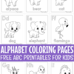 Free Printable Alphabet Coloring Pages For Kids Regarding Printable Alphabet Coloring Pages