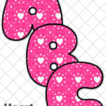 Free Printable Alphabet For Valentine'S Day  Pattern 2   Make Breaks For Printable Valentine Alphabet Letters