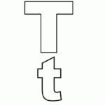 Free Printable Alphabet Letter T Coloring Page For Printable Alphabet Letter T