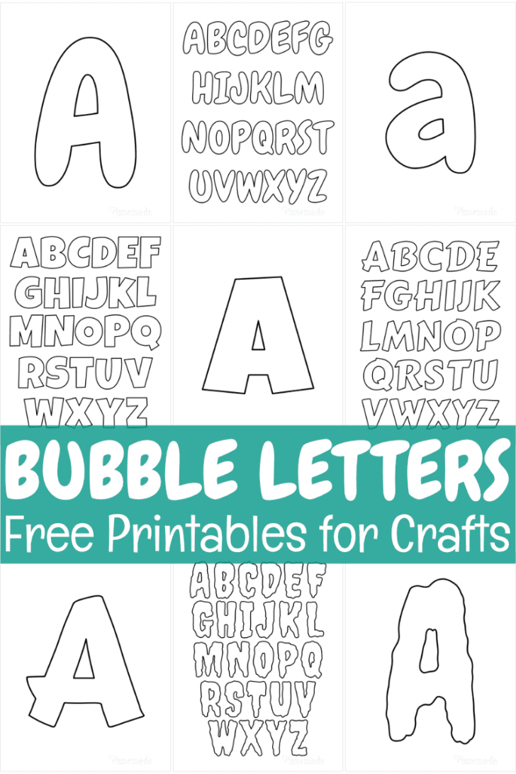 Free Printable Alphabet Letter Templates