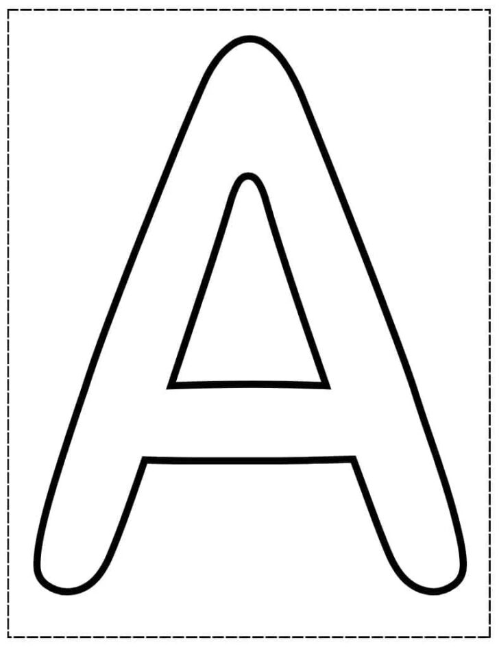Giant Alphabet Letters Printable