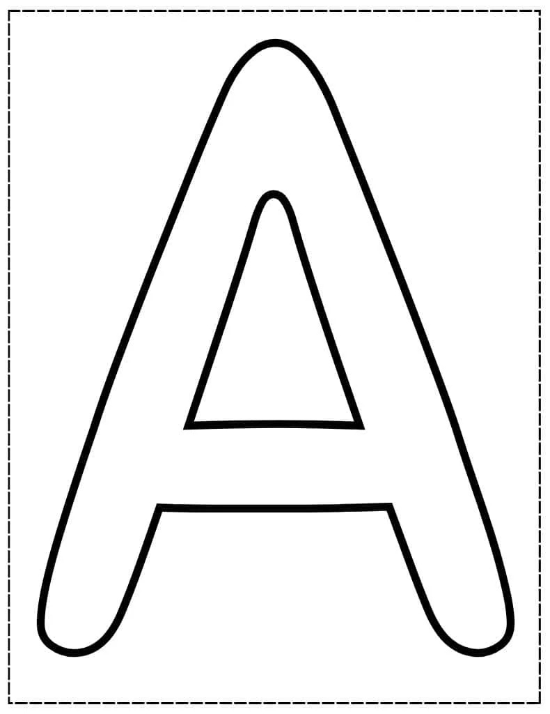 Free Printable Alphabet Letters for Large Printable Letters of the Alphabet