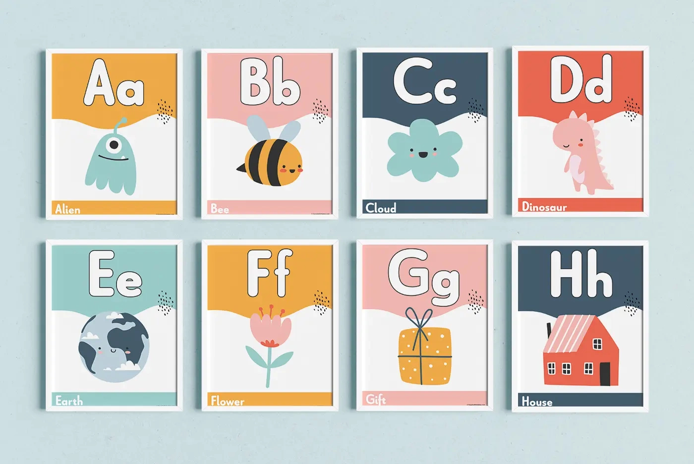 Free Printable Alphabet Posters For Classroom - Favorite Printables inside Alphabet Printable For Wall Free