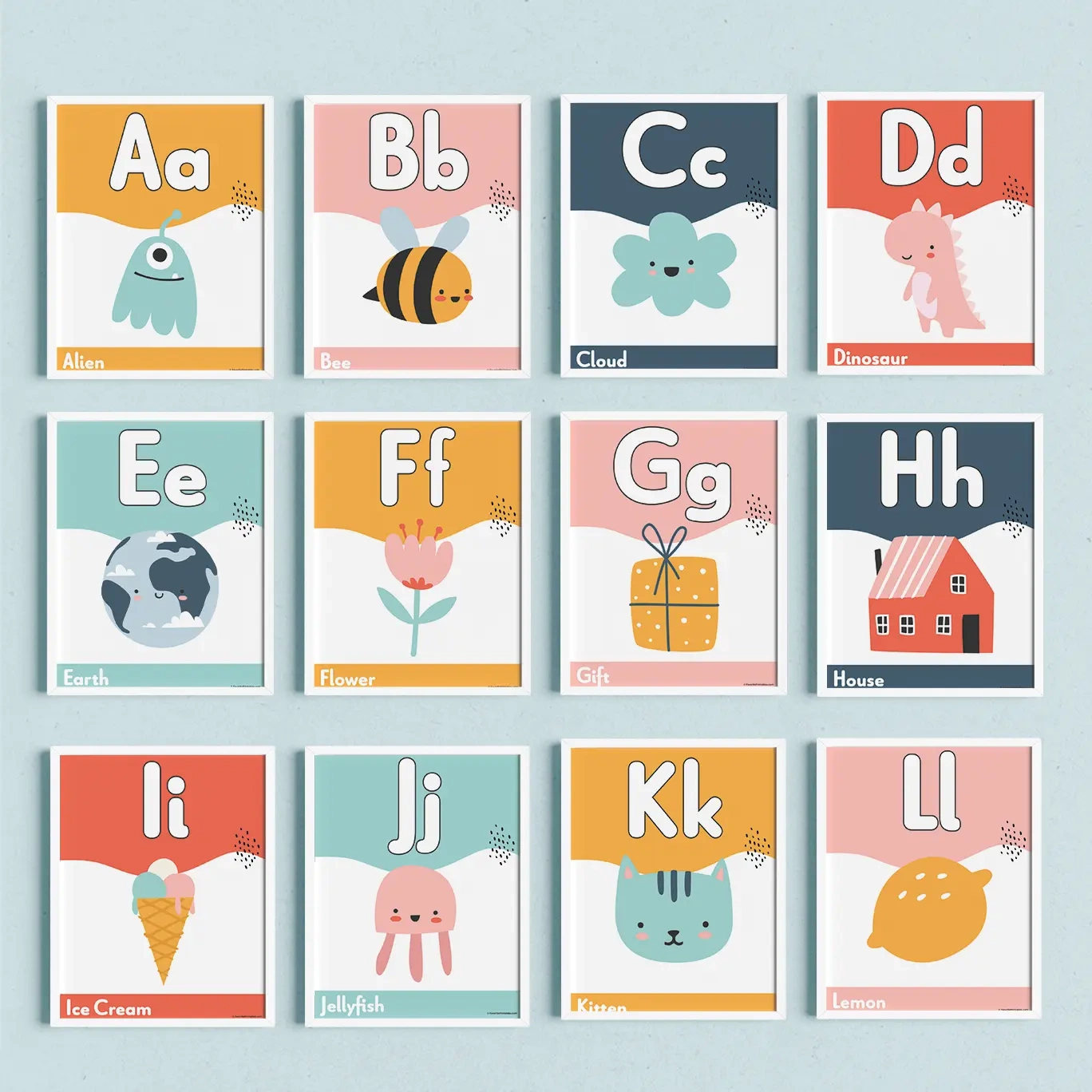 Free Printable Alphabet Posters For Classroom - Favorite Printables inside Printable Alphabet For Classroom Wall