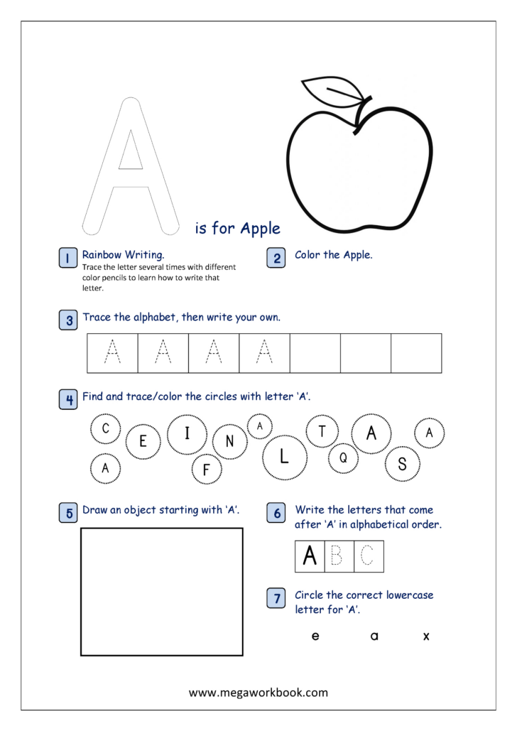 Free Printable Alphabet Recognition Worksheets