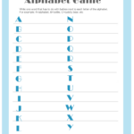 Free Printable Baby Shower Alphabet Game Inside Baby Alphabet Game A To Z Answers Printable
