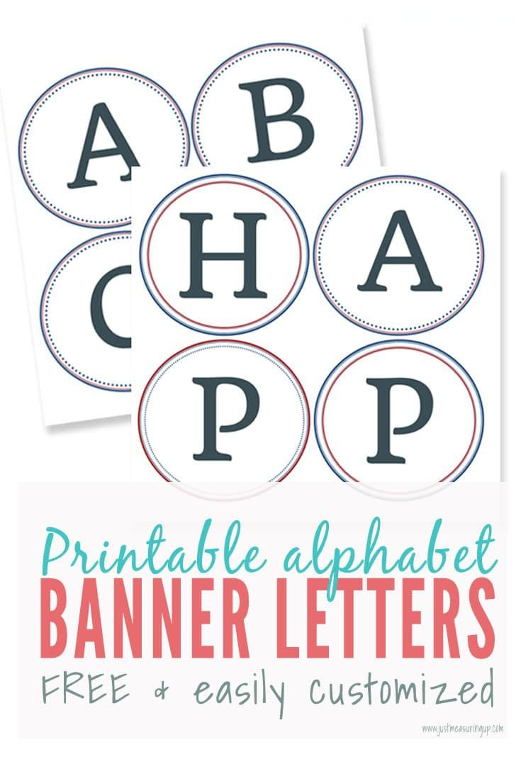 Free Printable Banner Letters | Make Easy Diy Banners And Signs within Free Printable Alphabet Bunting