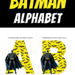 Free Printable Batman Alphabet Letters   Oh Partyland With Printable Batman Alphabet Letters