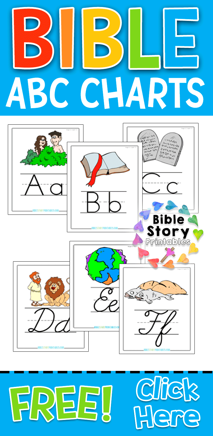 Free Printable Bible Alphabet Charts: Print &amp;amp; Cursive intended for Bible Alphabet A to Z Printable