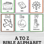 Free Printable Bible Alphabet For Preschoolers In Bible Alphabet A To Z Printable