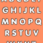 Free Printable Bubble Letters Alphabet   Good Mom Living Inside Big Printable Bubble Letters Alphabet