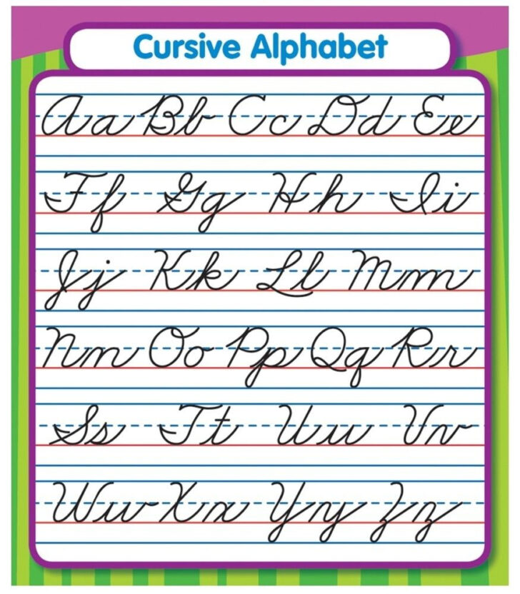 Free Printable Cursive Alphabet Free Download