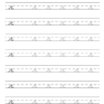 Free Printable Cursive Alphabet Practice Sheets: Lowercase R Throughout Printable Cursive Alphabet Practice