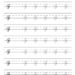 Free Printable Cursive Alphabet Practice Sheets: Lowercase Z With Regard To Printable Cursive Alphabet Worksheets