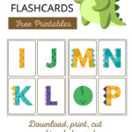 Free Printable: Dinosaur Alphabet Flashcards Inside Free Printable Dinosaur Alphabet Letters