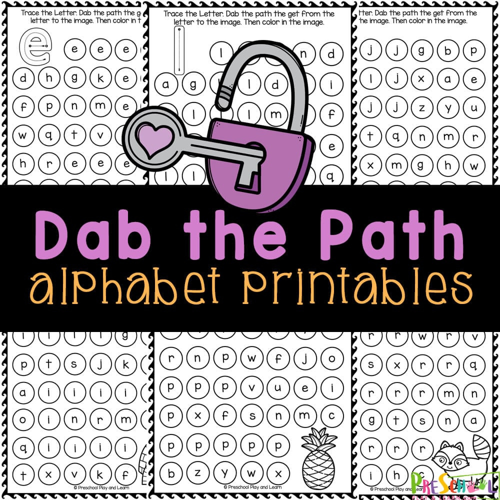 Free Printable Dot Marker Alphabet Worksheets inside Alphabet Dauber Printable Free