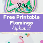 Free Printable Flamingo Alphabet And Numbers ⋆ Extraordinary Chaos Throughout Alphabet Cake Topper Printable