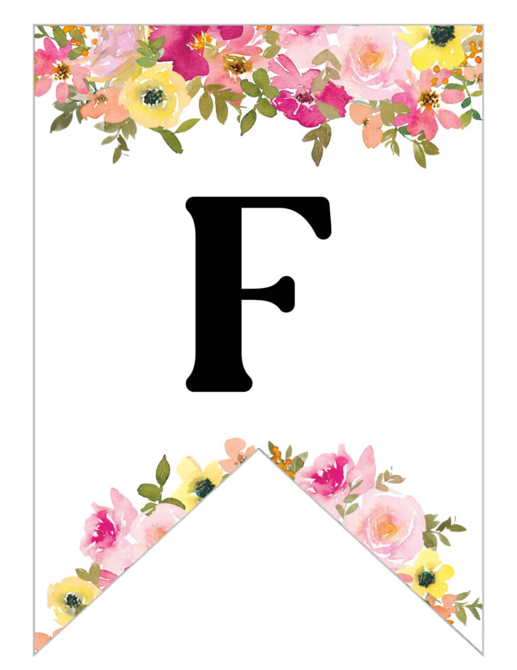 Alphabet Letters Banner Printable Free