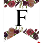 Free Printable Floral Alphabet Letters Banners Intended For Floral Alphabet Letters Free Printable