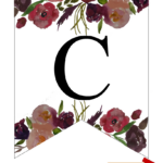 Free Printable Floral Alphabet Letters Banners With Floral Alphabet Banner Letters Free Printable