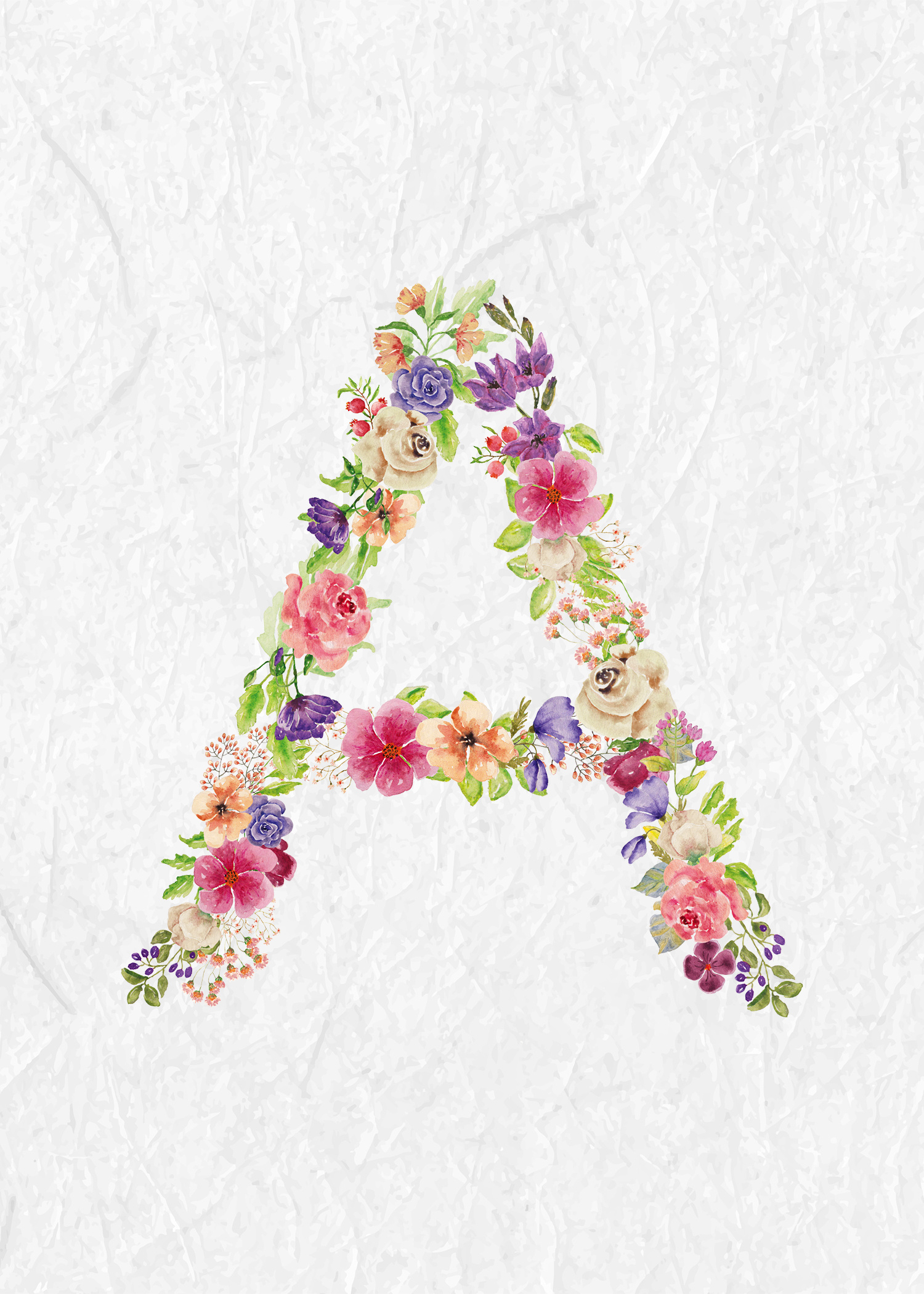 Free Printable Floral Monograms - The Cottage Market within Free Printable Floral Alphabet