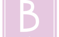 Free Printable Girls Pink Banner Letters – World Of Printables with Free Printable Pink Alphabet Letters