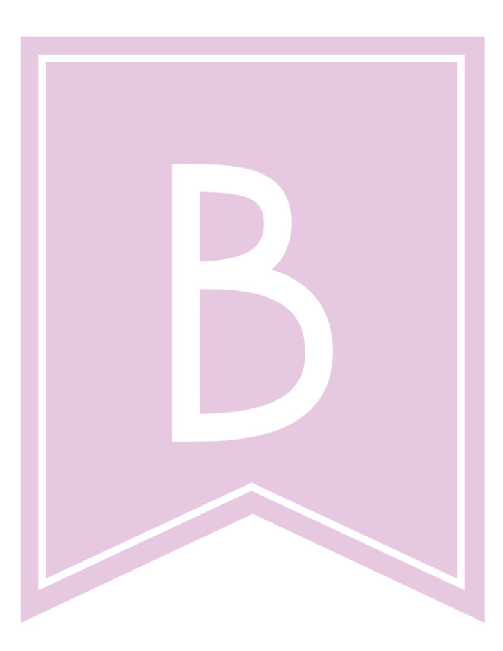 Free Printable Pink Alphabet Letters