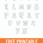 Free Printable Graffiti Bubble Letters Alphabet With Printable Graffiti Bubble Letters Alphabet