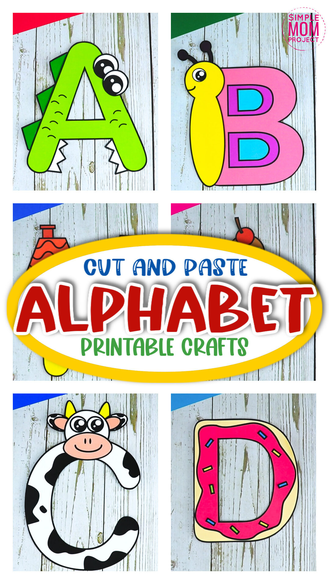 Free Printable Letter A Craft Template – Simple Mom Project intended for Free Alphabet Craft Printable