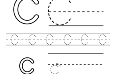 Free Printable Letter C Alphabet Learning Worksheet For Preschool for Printable Alphabet Letter C