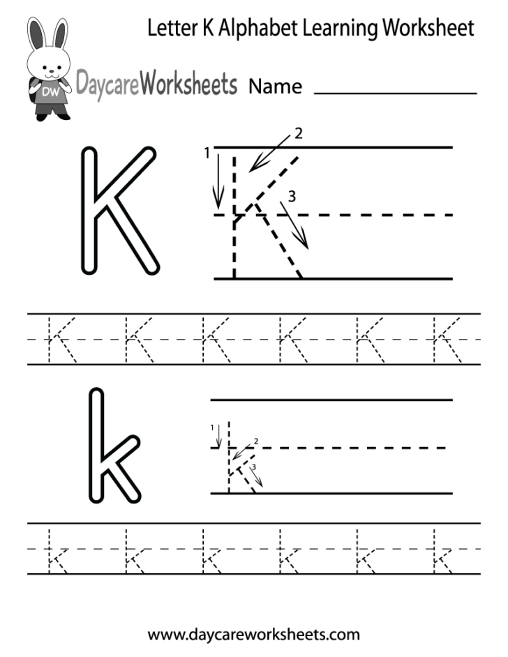 Pre K Alphabet Printable Worksheets