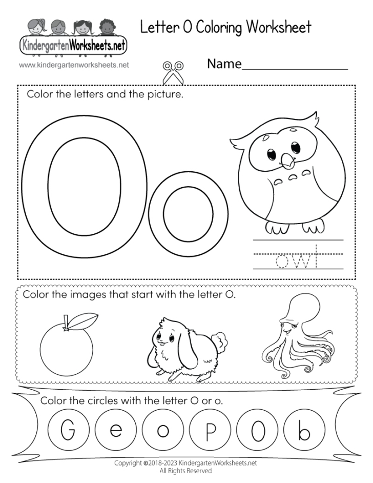 Printable Alphabet Letter O