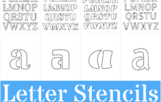 Free Printable Letter Stencils For Crafts regarding 3 Inch Alphabet Stencils Printable