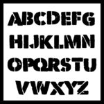 Free Printable Letter Stencils For Crafts   Worksheets Library Pertaining To 6 Inch Alphabet Template Printable