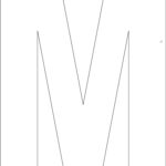 Free Printable Letters Template: Uppercase Alphabet In Letter M Printable Alphabet Stencil Templates