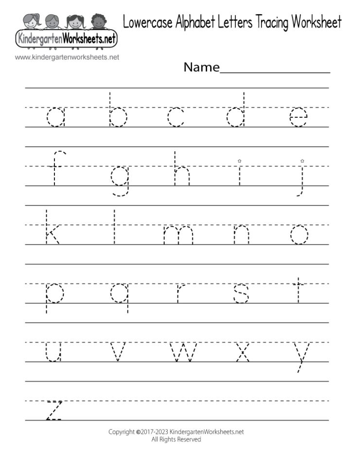 Printable Alphabet Sheets For Kindergarten