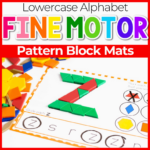 Free Printable Lowercase Alphabet Pattern Block Templates With Regard To Free Alphabet Pattern Block Printable