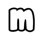 Free Printable Lowercase M Bubble Letter Stencil Intended For Letter M Printable Alphabet Stencil Templates
