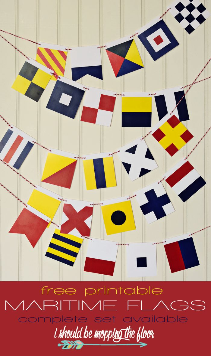 Free Printable Maritime Flags throughout Nautical Flag Alphabet Printable