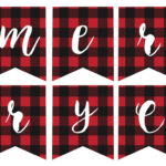 Free Printable Merry Christmas Banner   Paper Trail Design For Banner Cut Out Christmas Alphabet Letters Printable