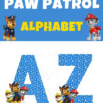 Free Printable Paw Patrol Alphabet Intended For Free Paw Patrol Alphabet Printable